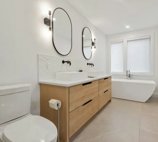 Salle de bains rénovée